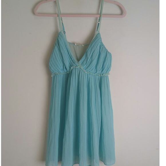 Fairycore Babydoll Slip Dress Lightweight Semi-sheer Women's size medium - Picture 3 of 10